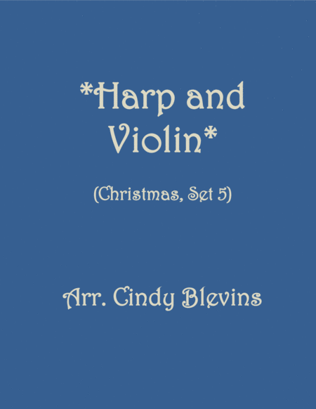 Harp And Violin For Christmas Set Five Sheet Music