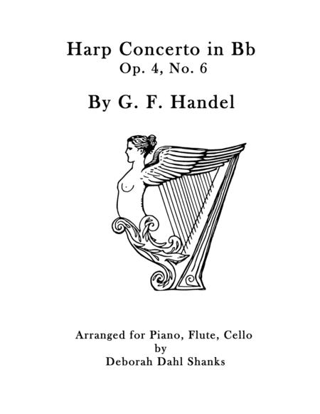 Free Sheet Music Harp Concerto In Bb By Handel For Trio