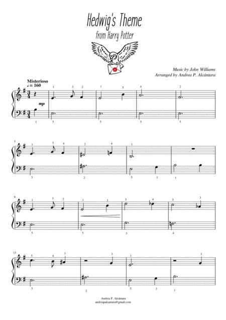 Harry Potter Hedwig Theme Sheet Music