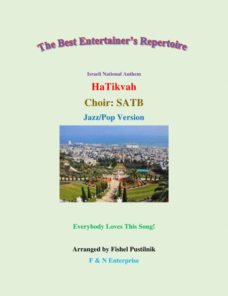 Hatikvah For Choir Satb Video Sheet Music