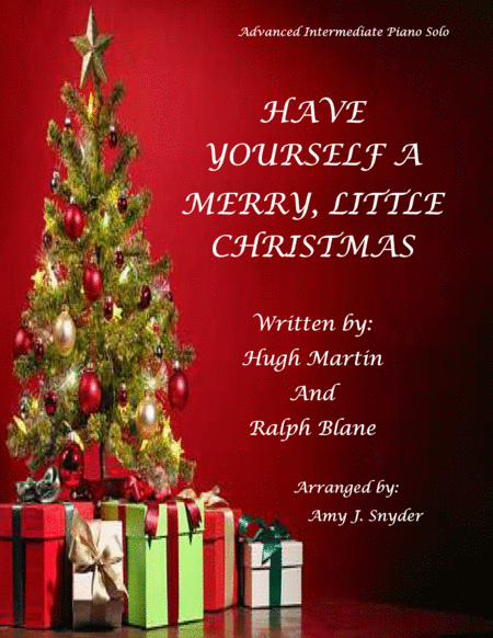 Have Yourself A Merry Little Christmas From Meet Me In St Louis Piano Solo Sheet Music