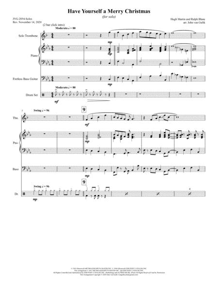 Free Sheet Music Have Yourself A Merry Little Christmas Solo For Any Instrument