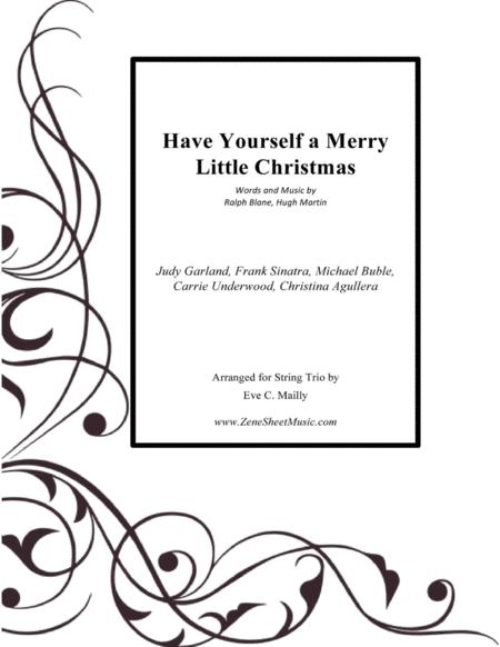 Free Sheet Music Have Yourself A Merry Little Christmas String Trio