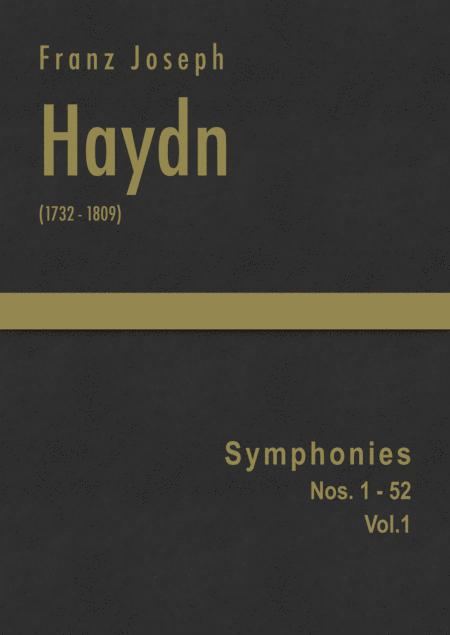 Free Sheet Music Haydn Symphonies Nos 1 52