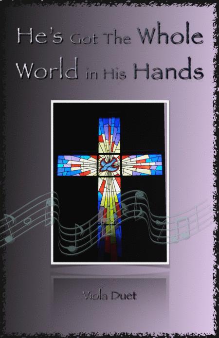 Free Sheet Music He Got The Whole World In His Hands Gospel Song For Viola Duet