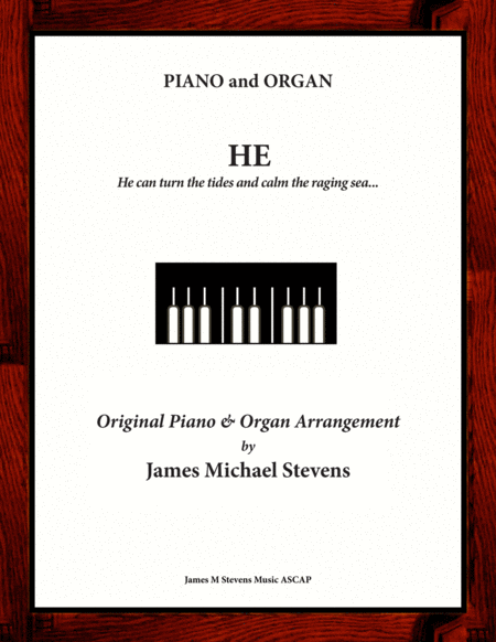 He Inspirational Music Piano Organ Sheet Music