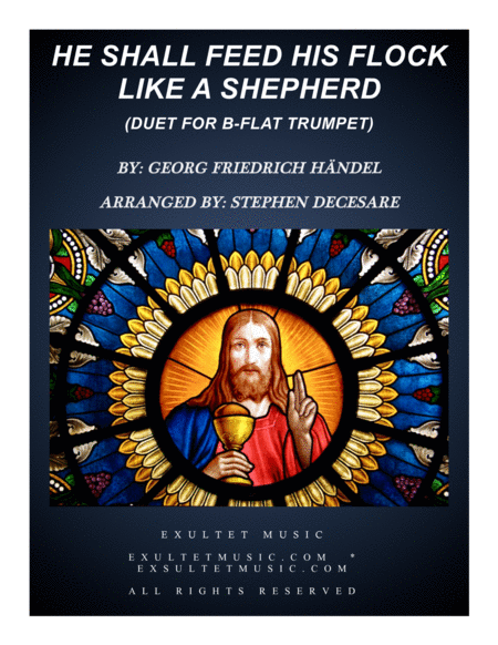 He Shall Feed His Flock Like A Shepherd Duet For Bb Trumpet Sheet Music