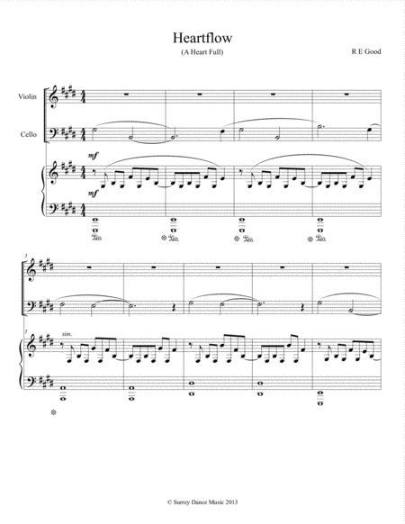 Heartflow A Heart Full Sheet Music