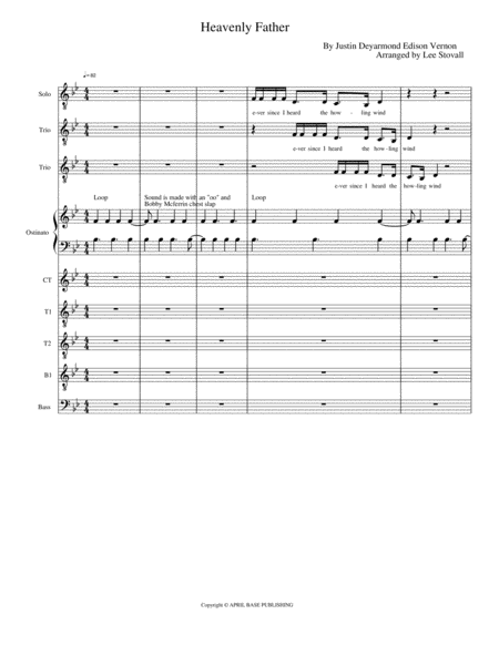 Heavenly Father Sheet Music