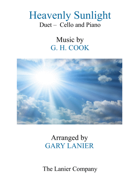 Free Sheet Music Heavenly Sunlight Duet Cello Piano With Score Part