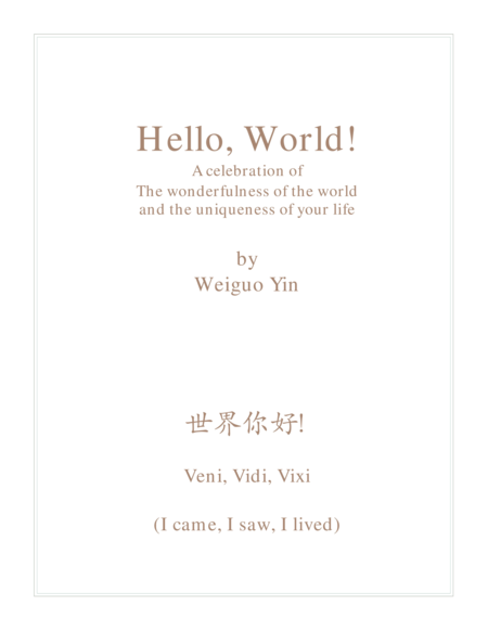 Free Sheet Music Hello World Veni Vidi Vixi