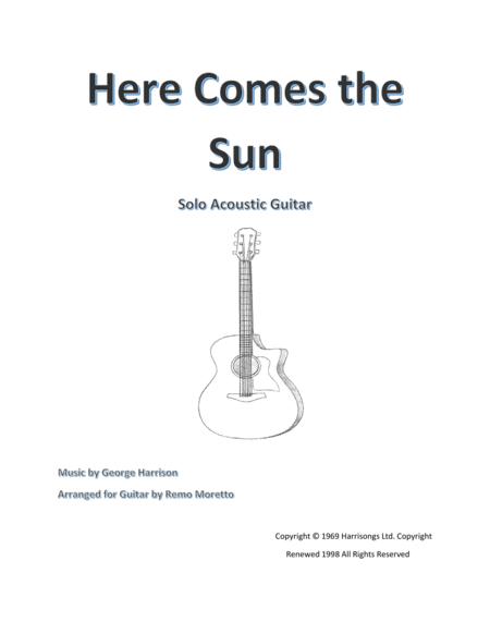 Here Comes The Sun For Guitar Sheet Music