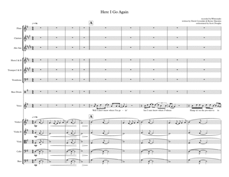 Here I Go Again Sheet Music