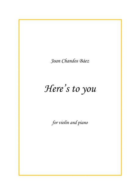 Free Sheet Music Here To You Violin And Piano