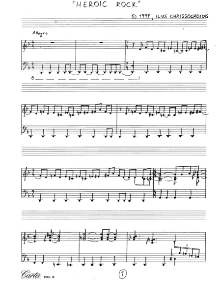 Heroick Rock Sheet Music