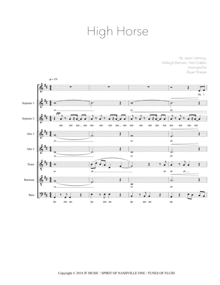 Free Sheet Music High Horse
