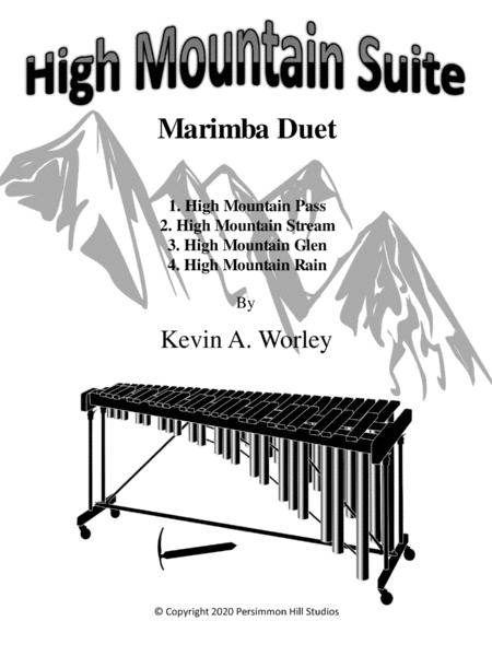 Free Sheet Music High Mountain Suite Duet For Marimba