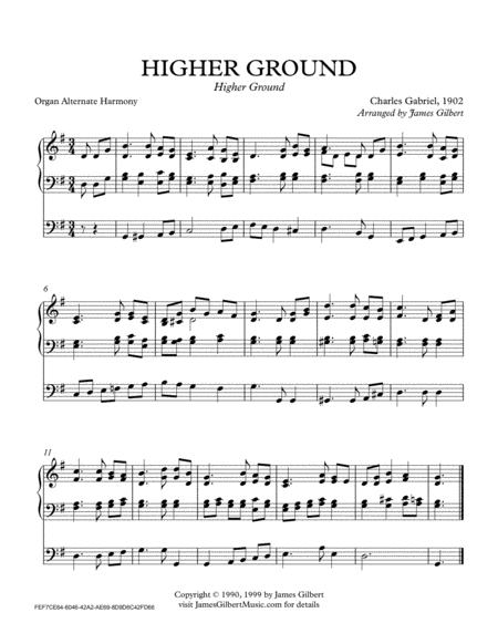 Higher Ground Ora Sheet Music