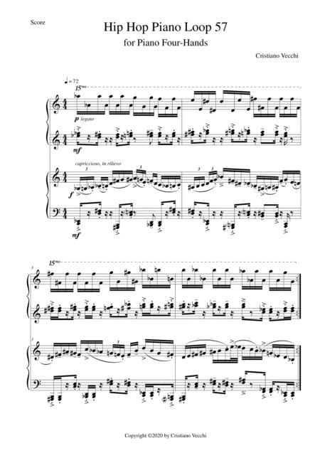 Free Sheet Music Hip Hop Piano Loop 57