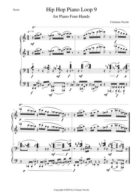 Free Sheet Music Hip Hop Piano Loop 9