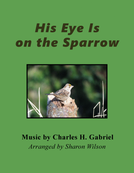 Free Sheet Music His Eye Is On The Sparrow Piano Solo