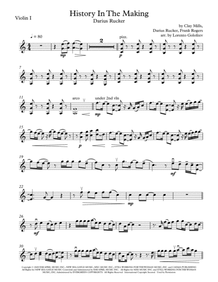 History In The Making Sheet Music