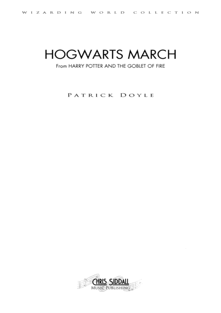 Hogwarts March From Harry Potter And The Goblet Of Fire Sheet Music