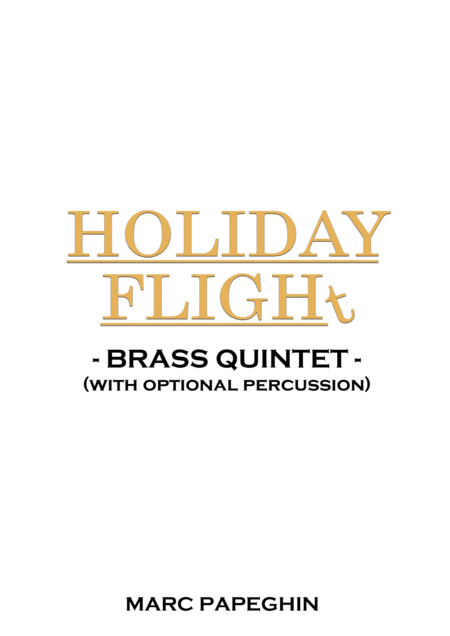 Holiday Flight From Home Alone Brass Quintet Sheet Music