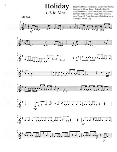 Holiday Little Mix Sheet Music