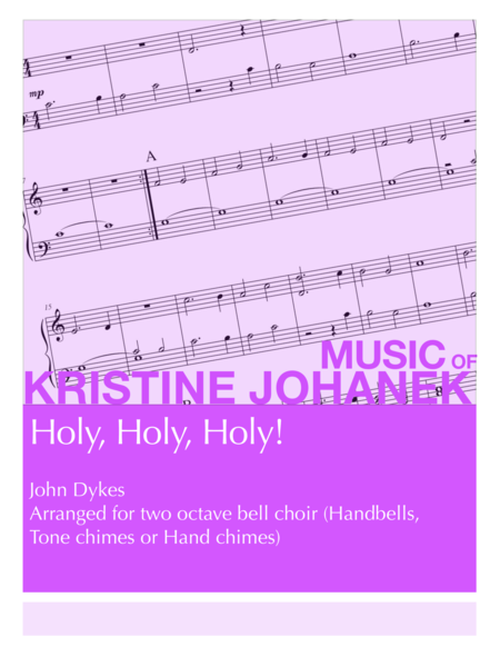 Free Sheet Music Holy Holy Holy 2 Octave Handbells Tone Chimes Or Hand Chimes