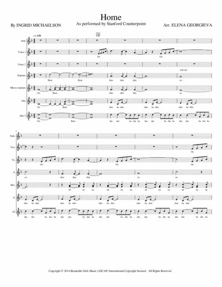 Home Ssaa A Cappella Sheet Music