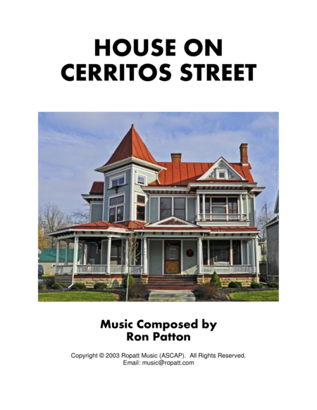 Free Sheet Music House On Cerritos Street
