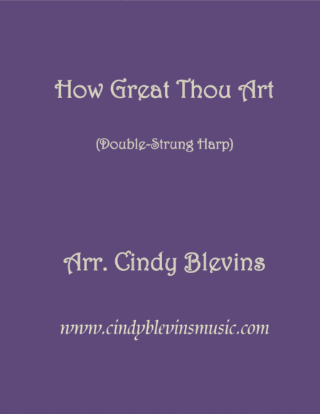 Free Sheet Music How Great Thou Art Arranged For Double Strung Harp