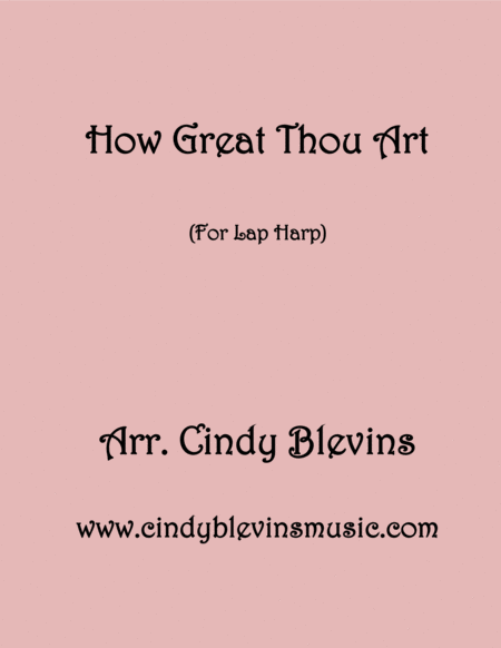 How Great Thou Art Solo For Lap Harp Sheet Music