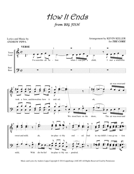 Free Sheet Music How It Ends