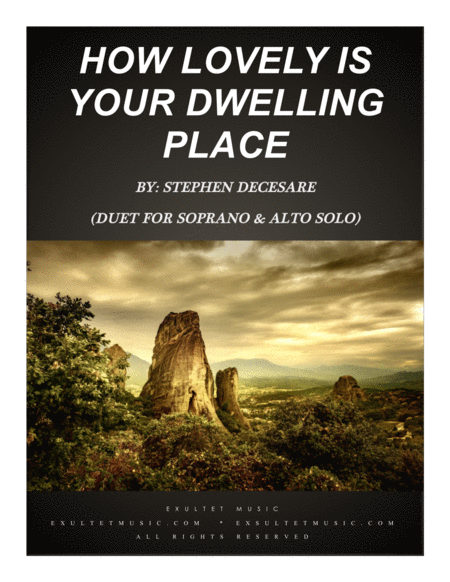 How Lovely Is Your Dwelling Place Duet For Soprano And Alto Solo Sheet Music