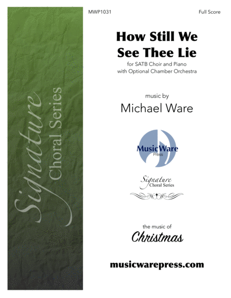 Free Sheet Music How Still We See Thee Lie Chamber Orchestra Accompaniment