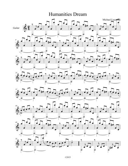 Humanities Dream Sheet Music