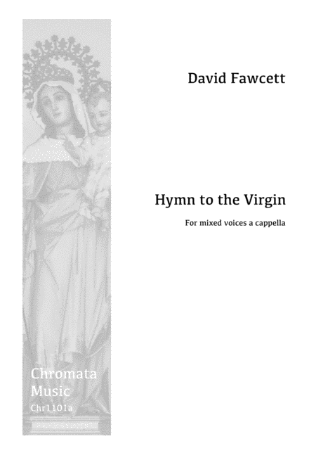 Free Sheet Music Hymn To The Virgin