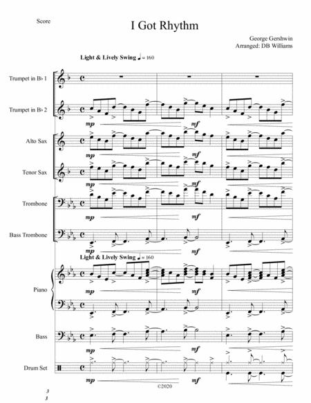 I Got Rhythm Jazz Combo Sheet Music