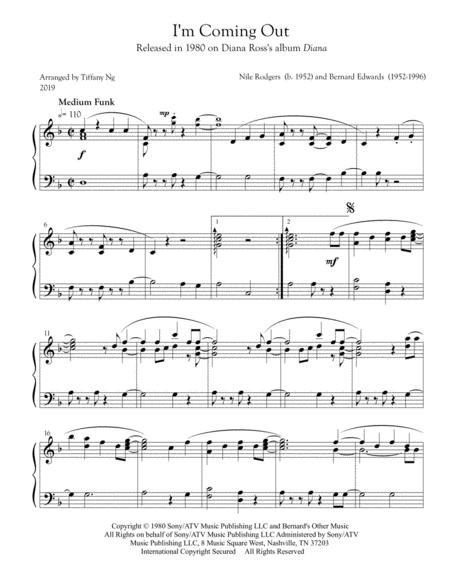 Free Sheet Music I M Coming Out For Carillon