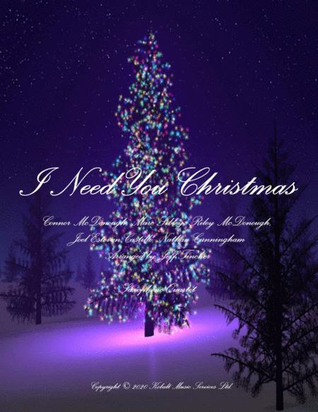 Free Sheet Music I Need You Christmas