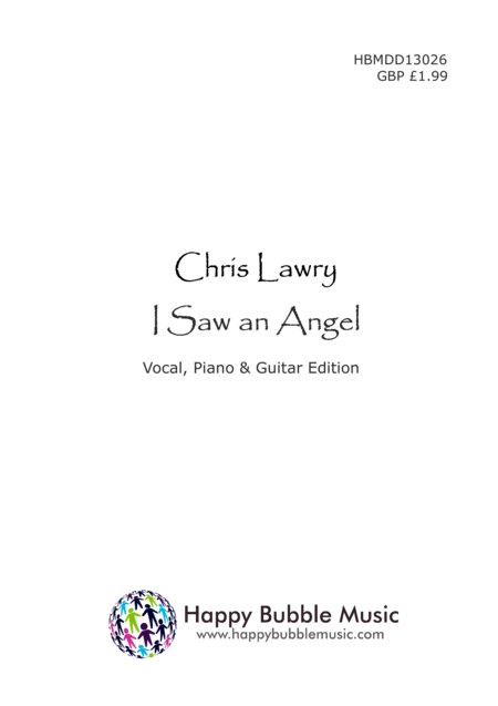 I Saw An Angel Piano Vocal Guitar Score A Carol For Children Sheet Music