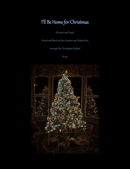 I Will Be Home For Christmas Clarinet And Piano Sheet Music