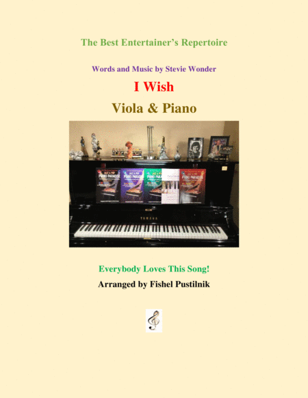 Free Sheet Music I Wish For Viola And Piano Jazz Pop Version