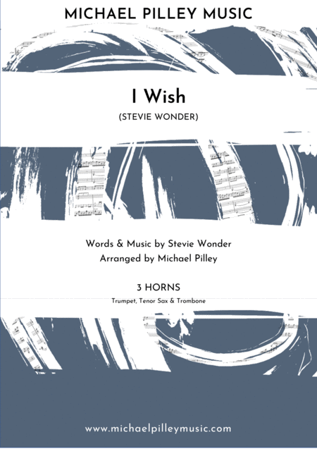 I Wish Stevie Wonder 3 Horns Sheet Music