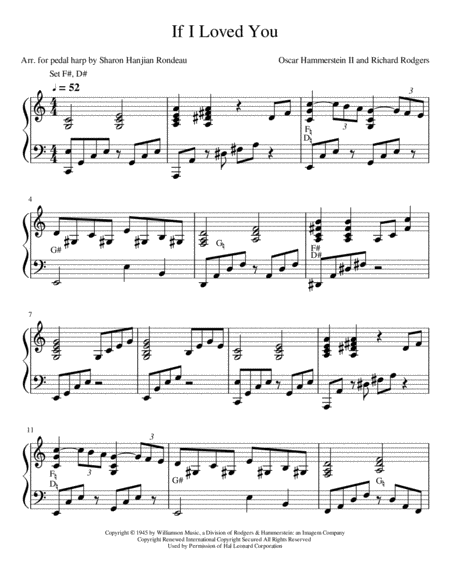 If I Loved You Sheet Music