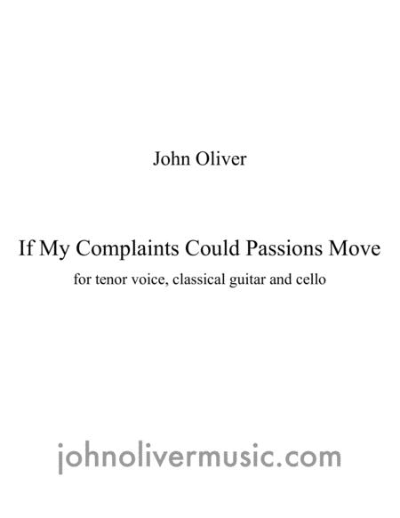 If My Complaints By John Dowland Original Remix For Tenor Guitar Cello Sheet Music