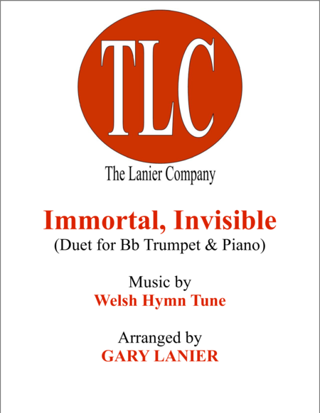 Free Sheet Music Immortal Invisible Duet Bb Trumpet And Piano Score And Parts