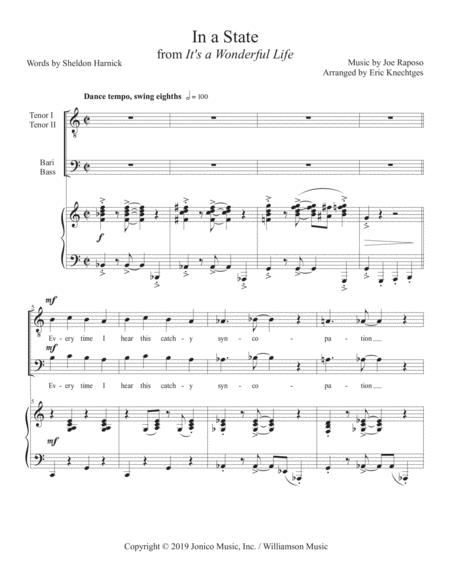 Free Sheet Music In A State